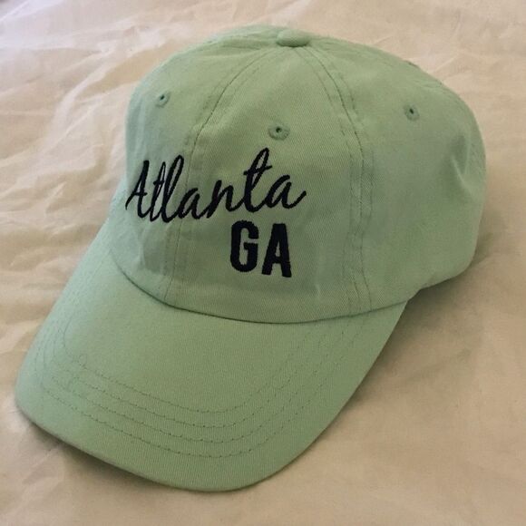 Atlanta Georgia Mint Baseball Hat - Picture 4 of 13